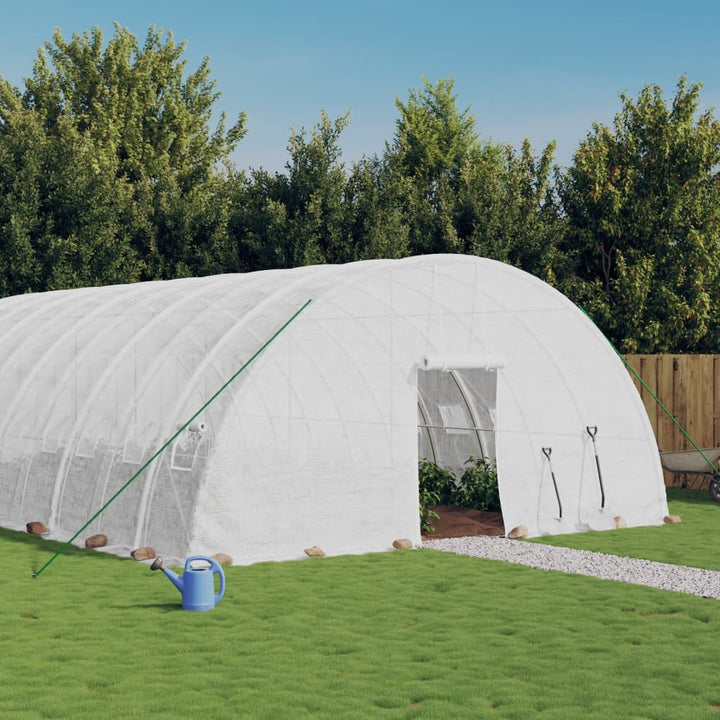 Växthus Med Stålram 84 M² 14X6X2,85 M