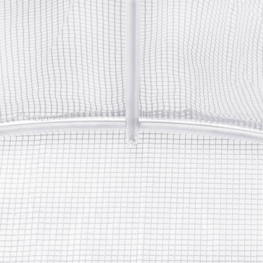 Växthus Med Stålram 84 M² 14X6X2,85 M