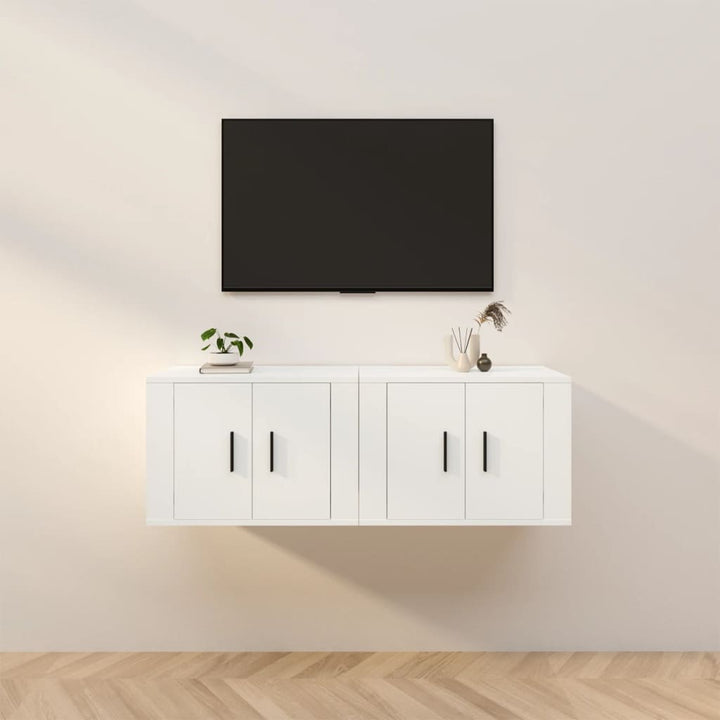 Väggmonterade Tv-Skåp 2 St 57X34,5X40 Cm