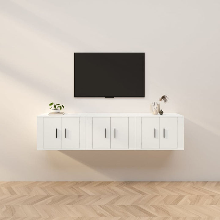 Väggmonterade Tv-Skåp 2 St 57X34,5X40 Cm