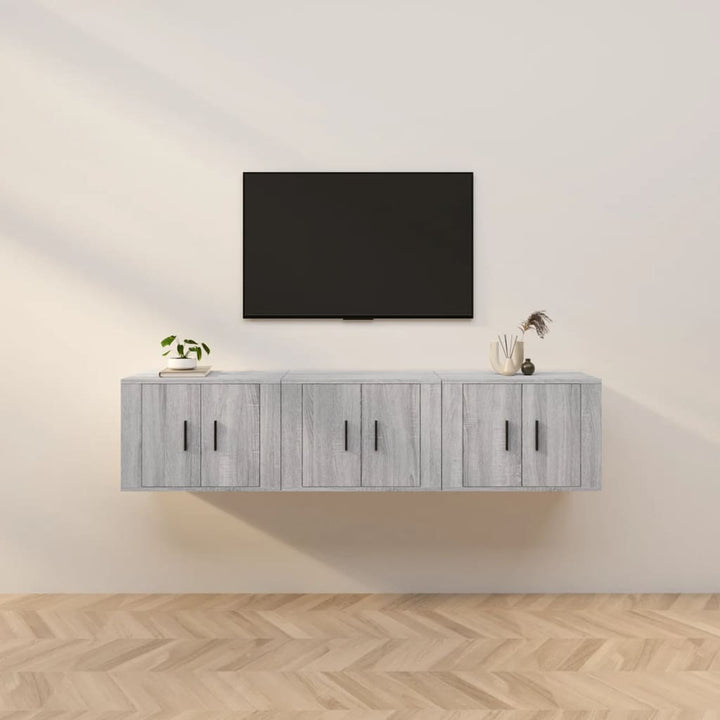 Väggmonterade Tv-Skåp 2 St 57X34,5X40 Cm