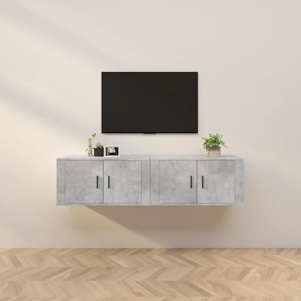 Väggmonterade Tv-Skåp 2 St 57X34,5X40 Cm