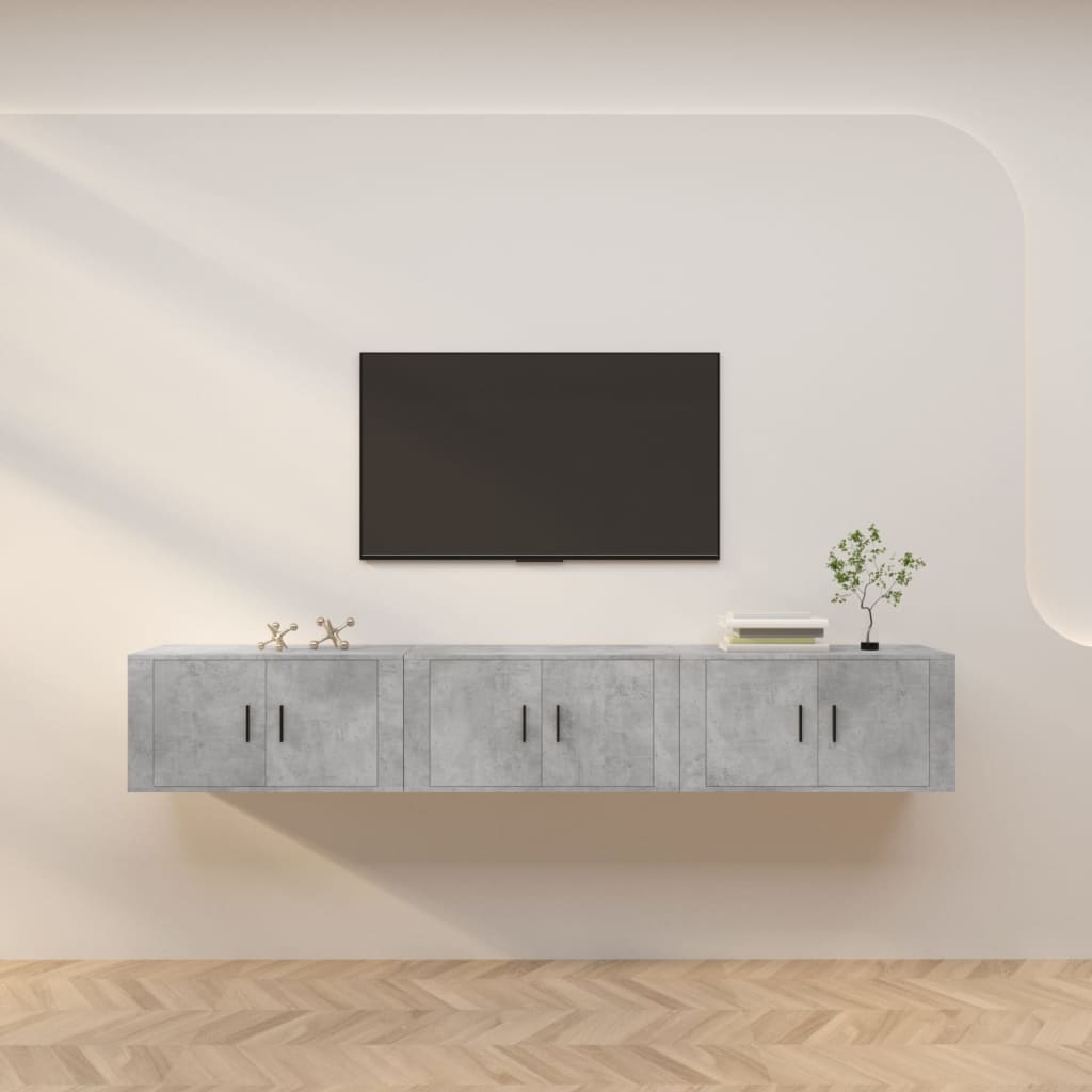 Väggmonterade Tv-Skåp 2 St 57X34,5X40 Cm