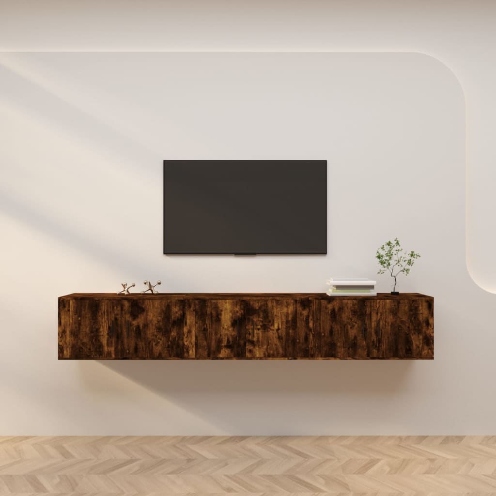 Väggmonterade Tv-Skåp 2 St 57X34,5X40 Cm