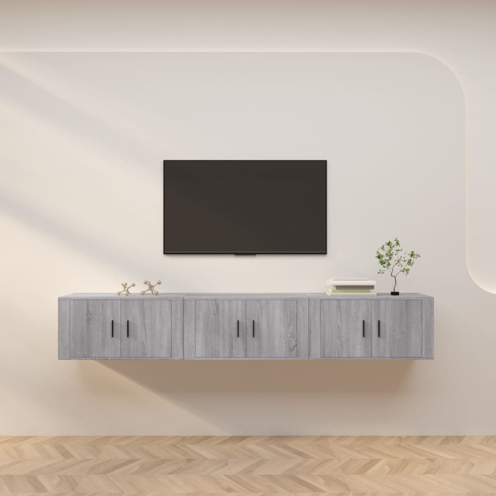 Väggmonterade Tv-Skåp 2 St 57X34,5X40 Cm