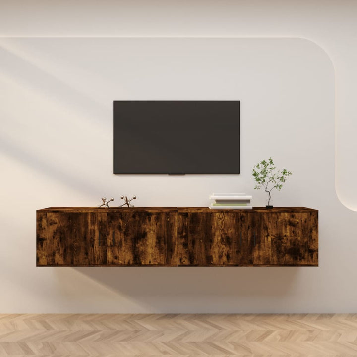 Väggmonterade Tv-Skåp 2 St 57X34,5X40 Cm