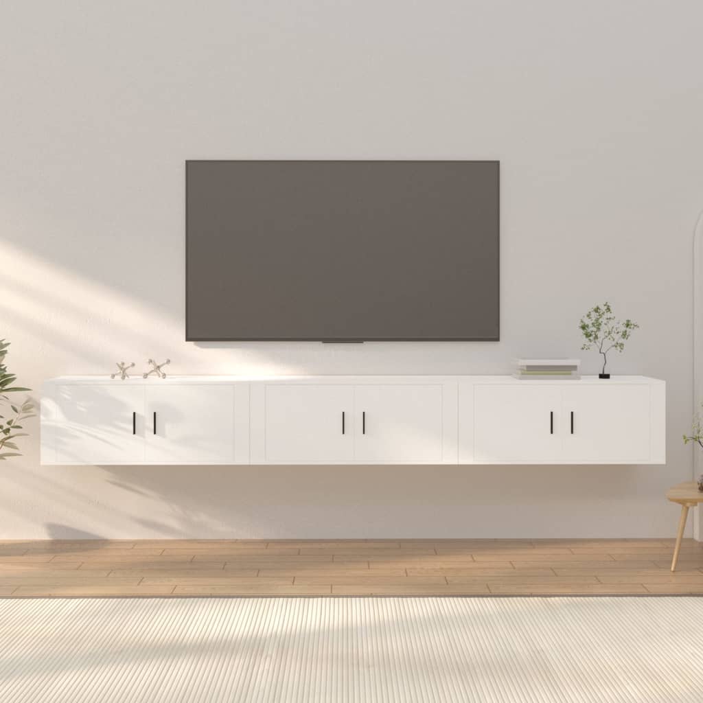 Väggmonterade Tv-Skåp 2 St 57X34,5X40 Cm