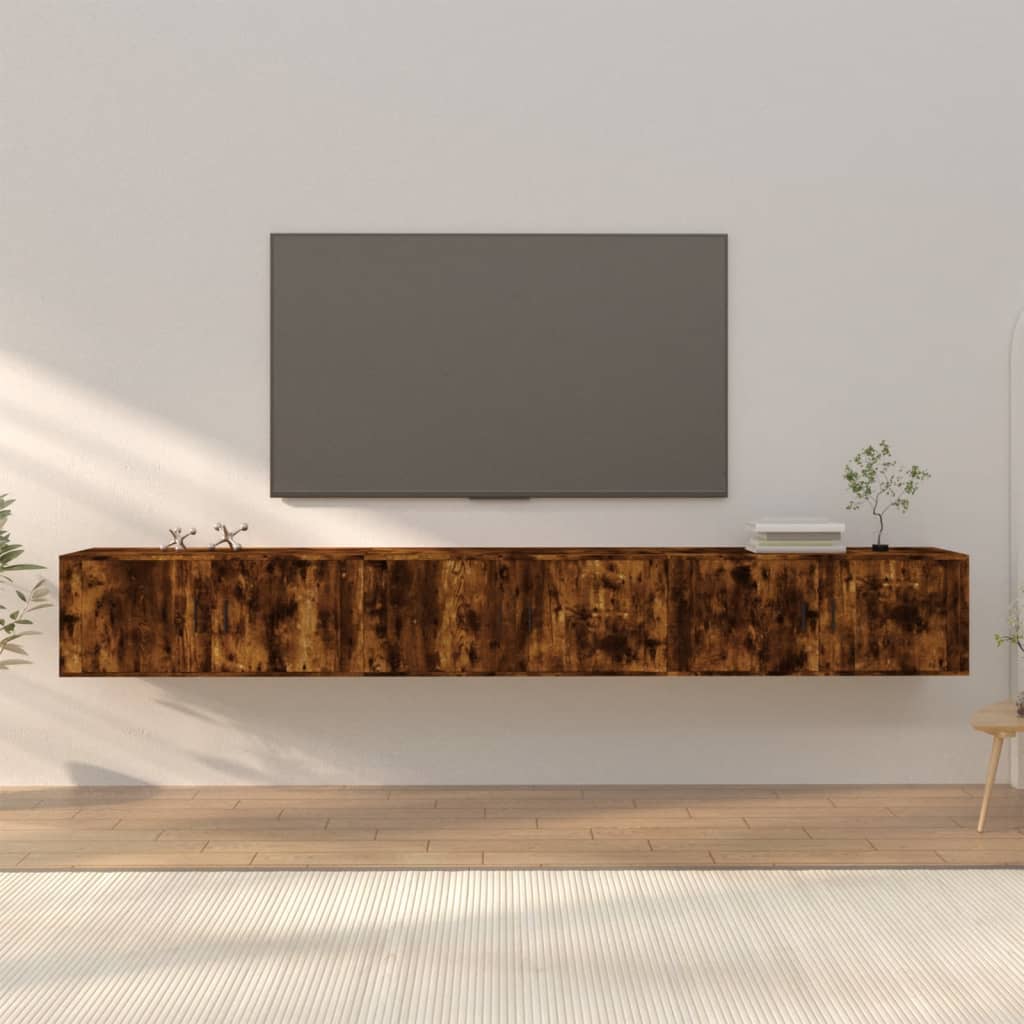 Väggmonterade Tv-Skåp 2 St 57X34,5X40 Cm