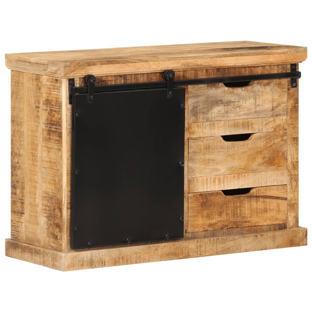 Skänk 80X30X55 Cm Massivt Grovt Mangoträ