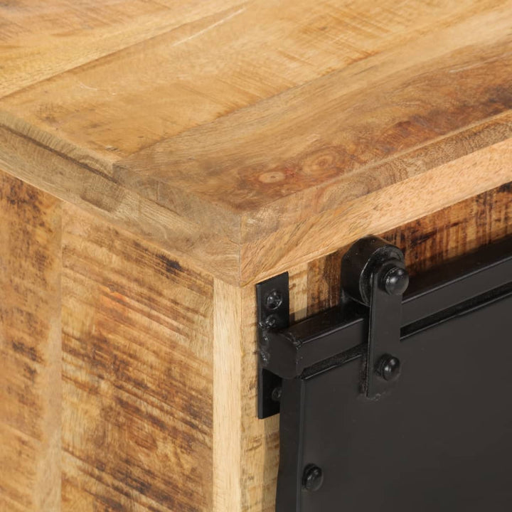 Skänk 80X30X55 Cm Massivt Grovt Mangoträ