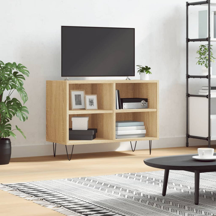 Tv-Bänk 69,5X30X50 Cm Konstruerat Trä