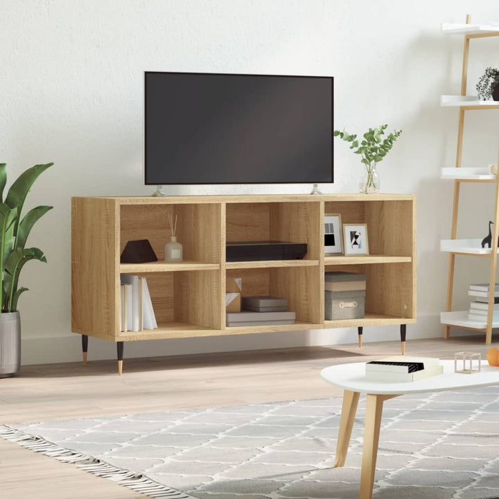 Tv-Bänk 103,5X30X50 Cm Konstruerat Trä