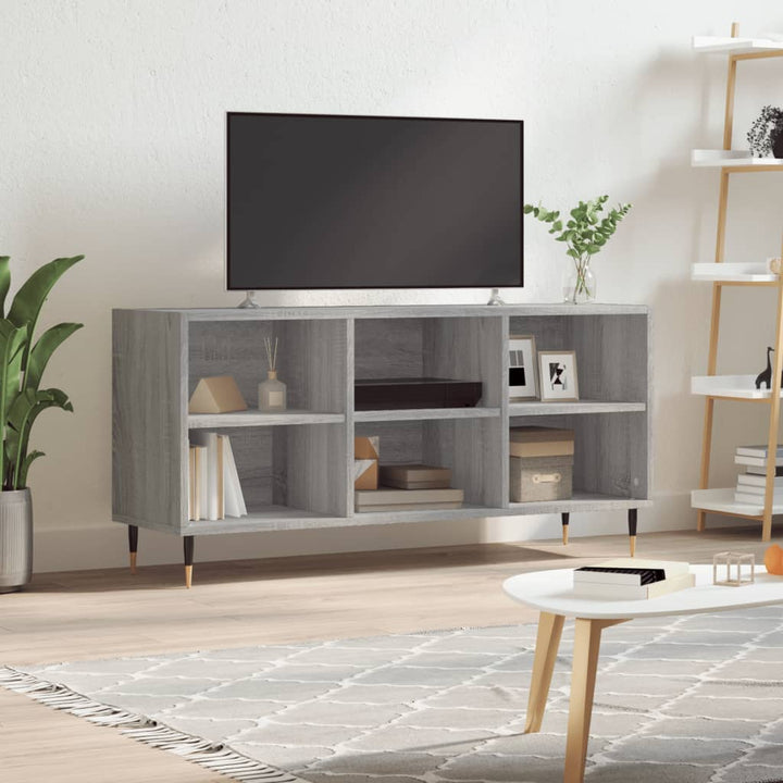 Tv-Bänk 103,5X30X50 Cm Konstruerat Trä