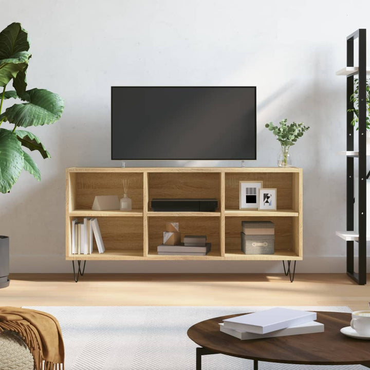 Tv-Bänk 103,5X30X50 Cm Konstruerat Trä