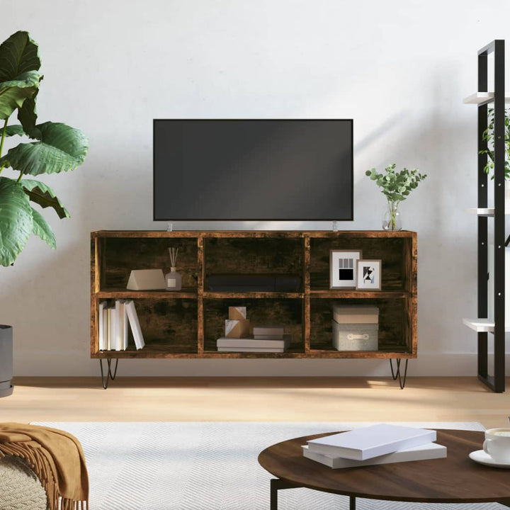 Tv-Bänk 103,5X30X50 Cm Konstruerat Trä
