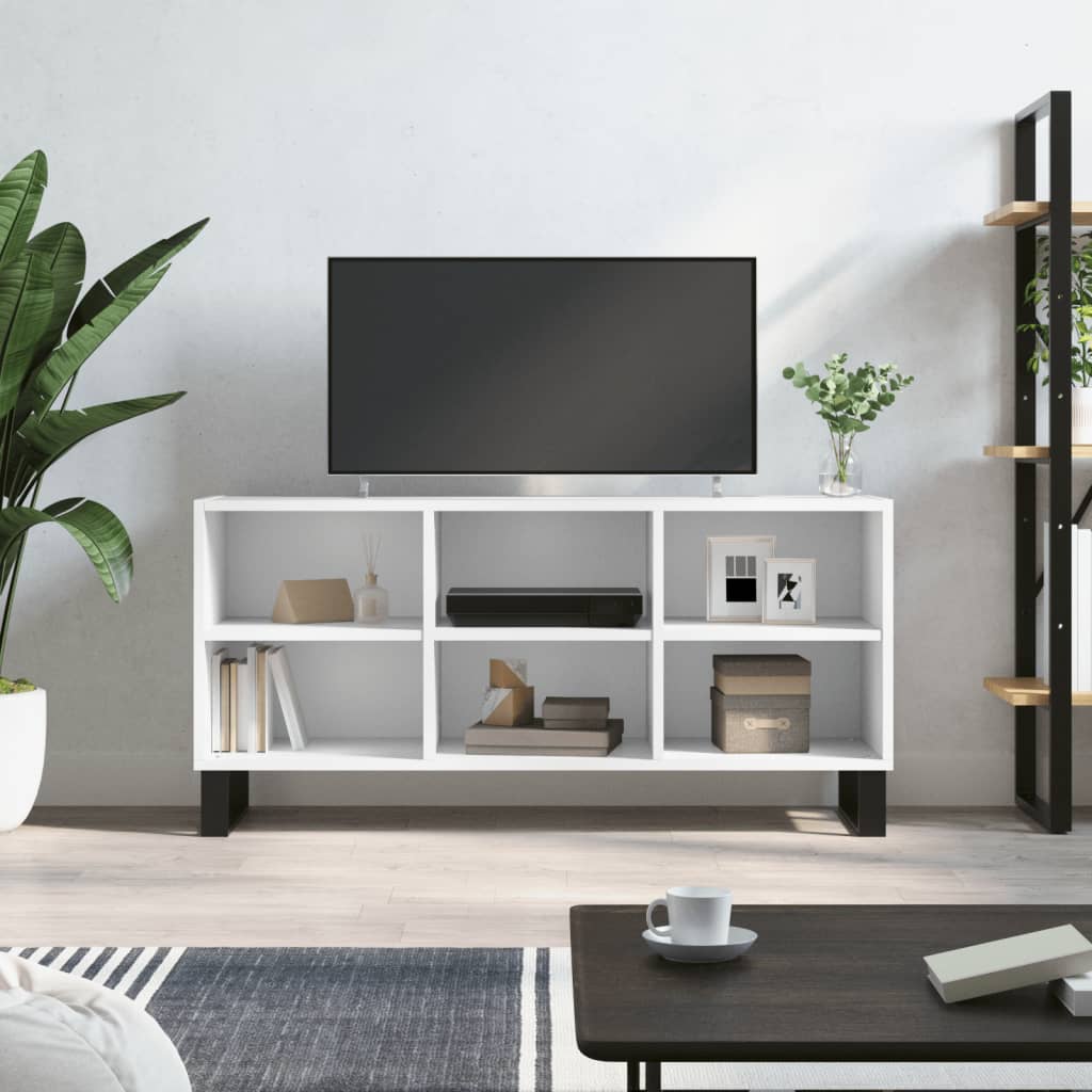 Tv-Bänk 103,5X30X50 Cm Konstruerat Trä