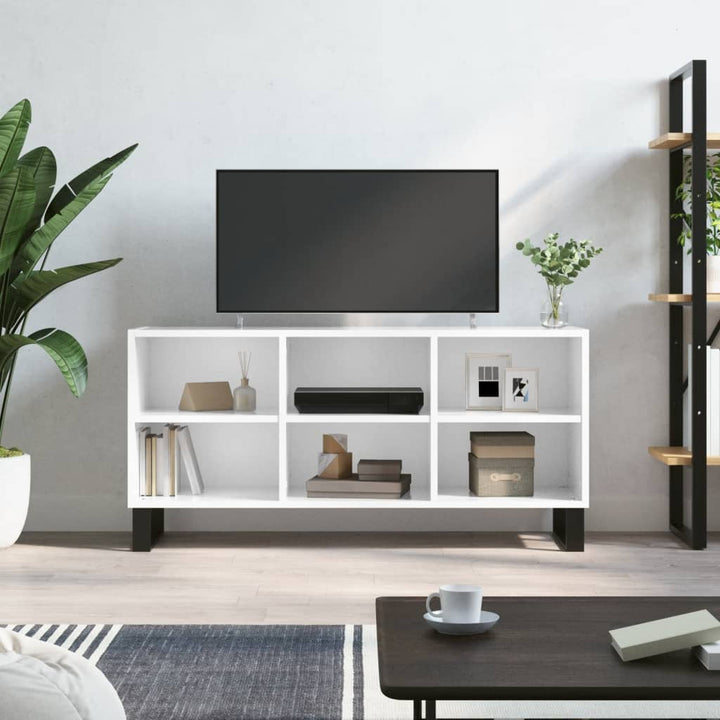 Tv-Bänk 103,5X30X50 Cm Konstruerat Trä