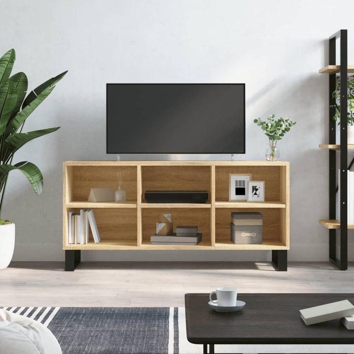 Tv-Bänk 103,5X30X50 Cm Konstruerat Trä