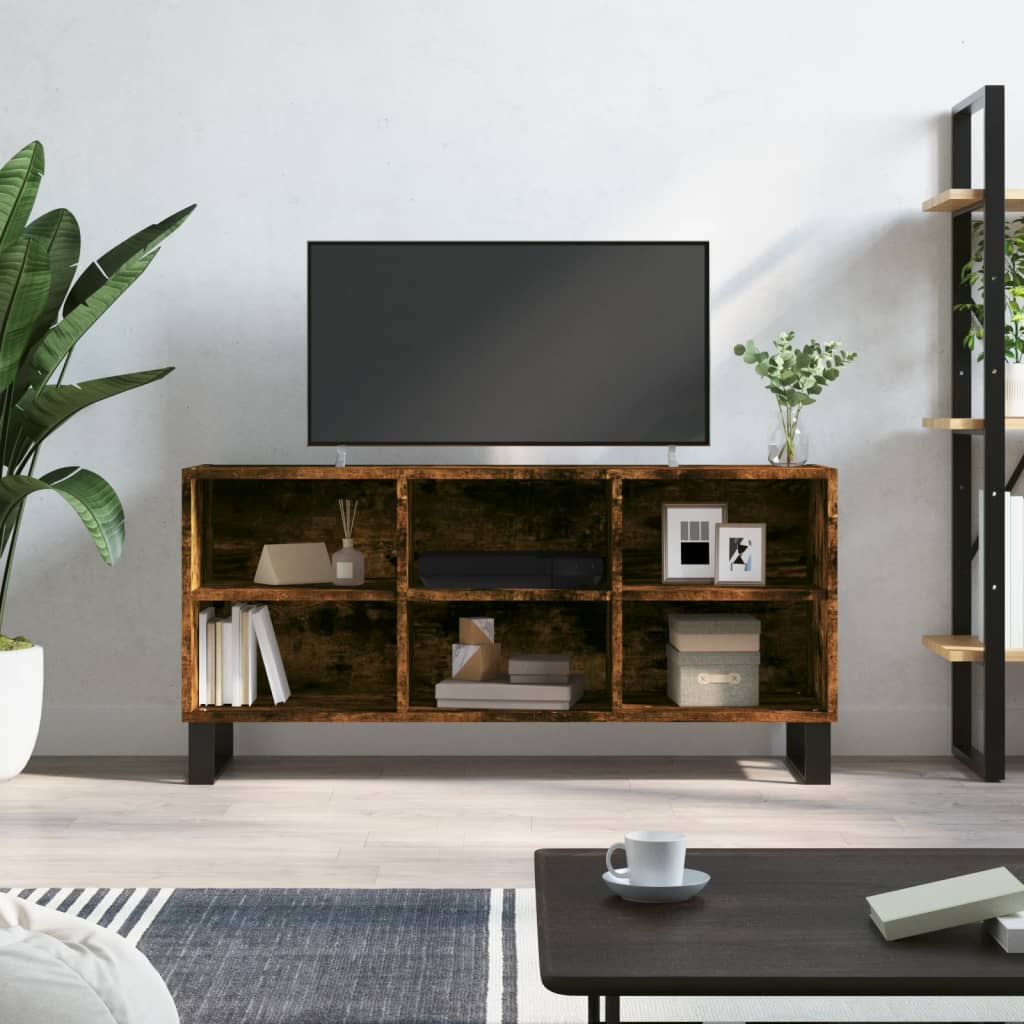 Tv-Bänk 103,5X30X50 Cm Konstruerat Trä