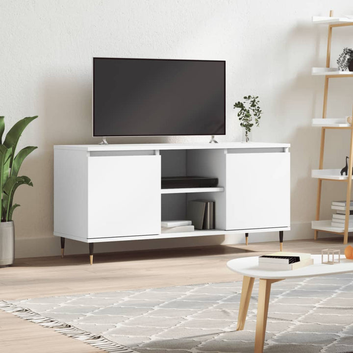 Tv-Bänk 104X35X50 Cm Konstruerat Trä