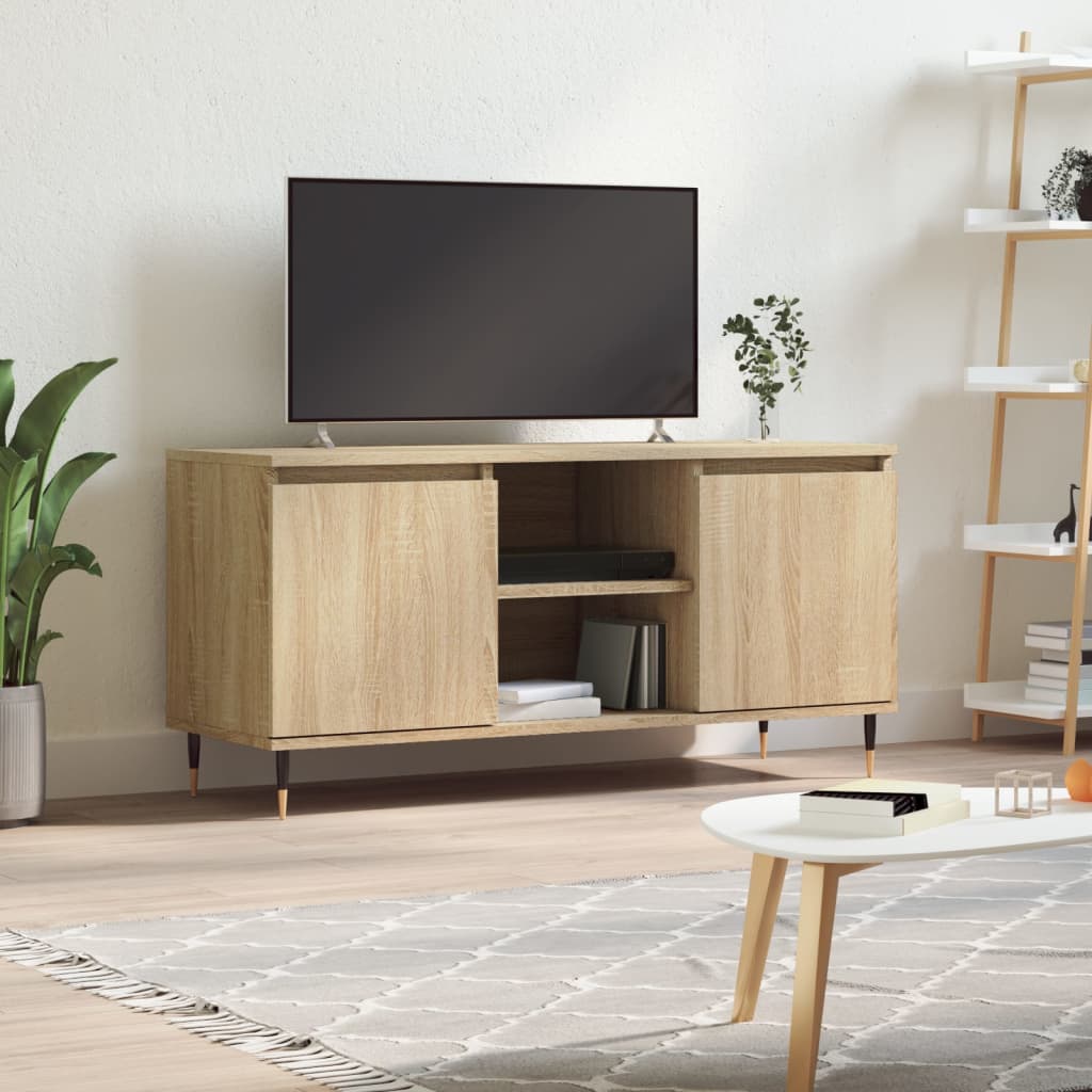 Tv-Bänk 104X35X50 Cm Konstruerat Trä