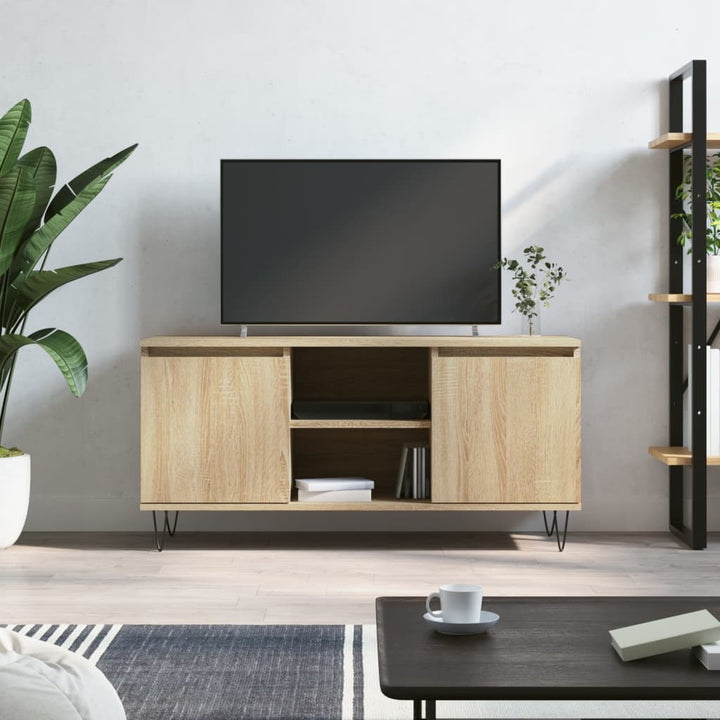 Tv-Bänk 104X35X50 Cm Konstruerat Trä