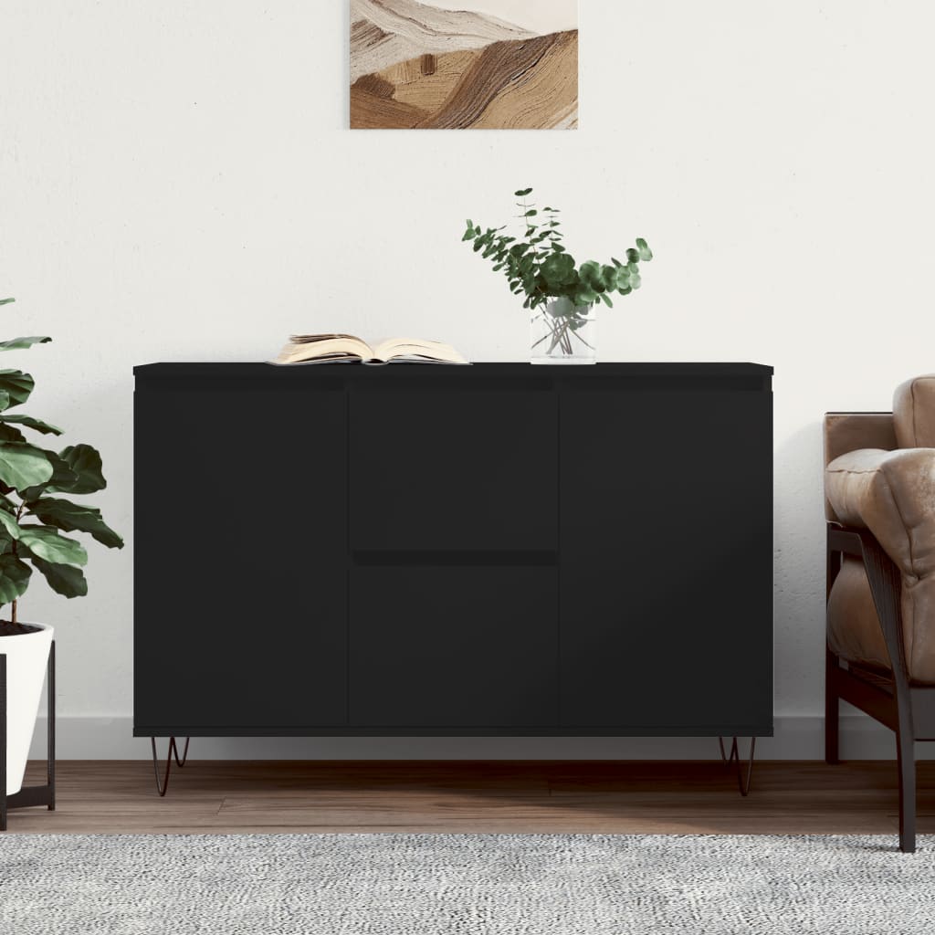 Skänk Åldrat Trä 101,5X35X70 Cm Konstruerat Trä