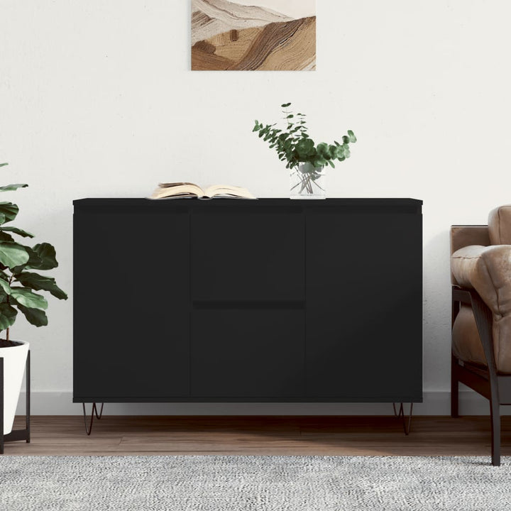 Skänk Åldrat Trä 101,5X35X70 Cm Konstruerat Trä