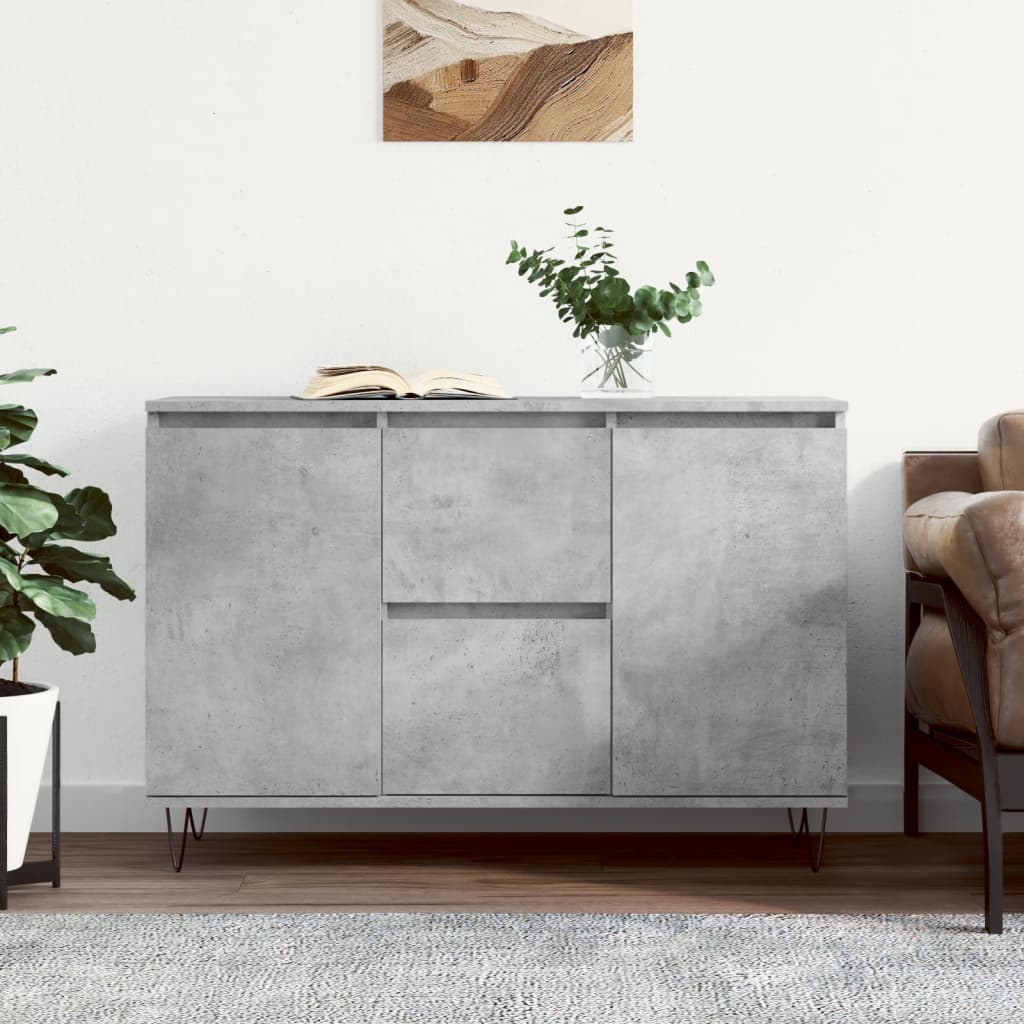 Skänk Åldrat Trä 101,5X35X70 Cm Konstruerat Trä