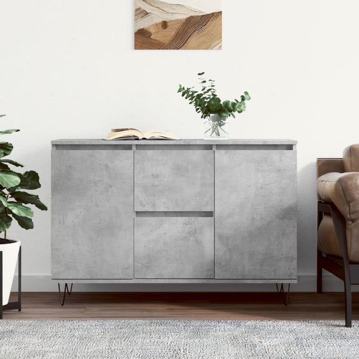 Skänk Åldrat Trä 101,5X35X70 Cm Konstruerat Trä