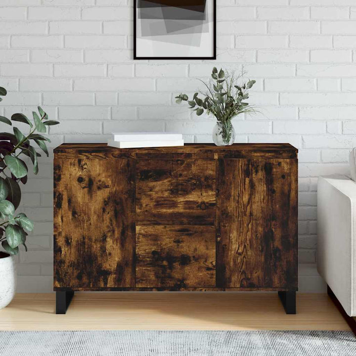 Skänk Ek 101,5X35X70 Cm Konstruerat Trä