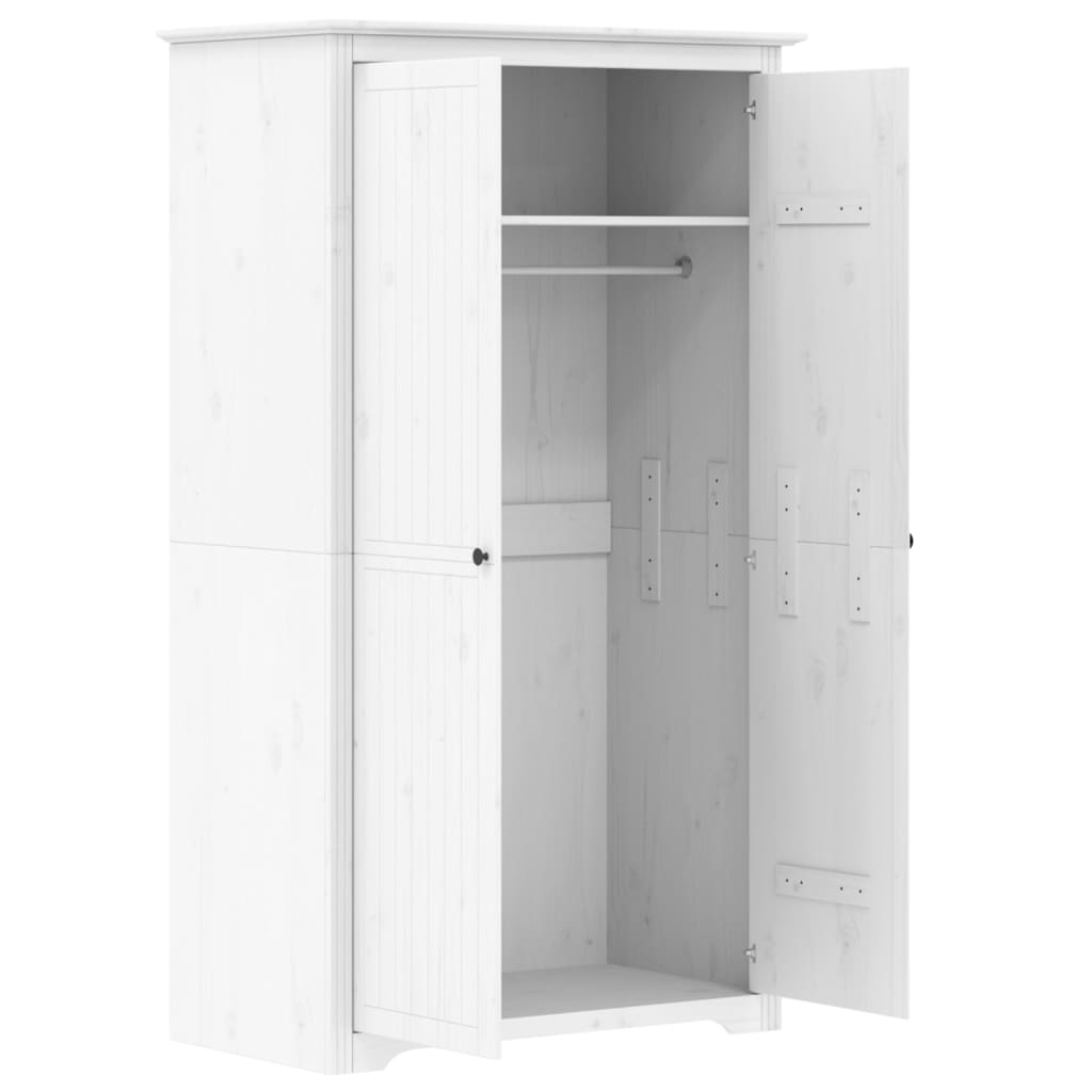 Klädskåp Bodo 99X53,5X173 Cm Massiv Furu