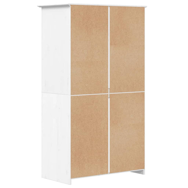 Klädskåp Bodo 99X53,5X173 Cm Massiv Furu