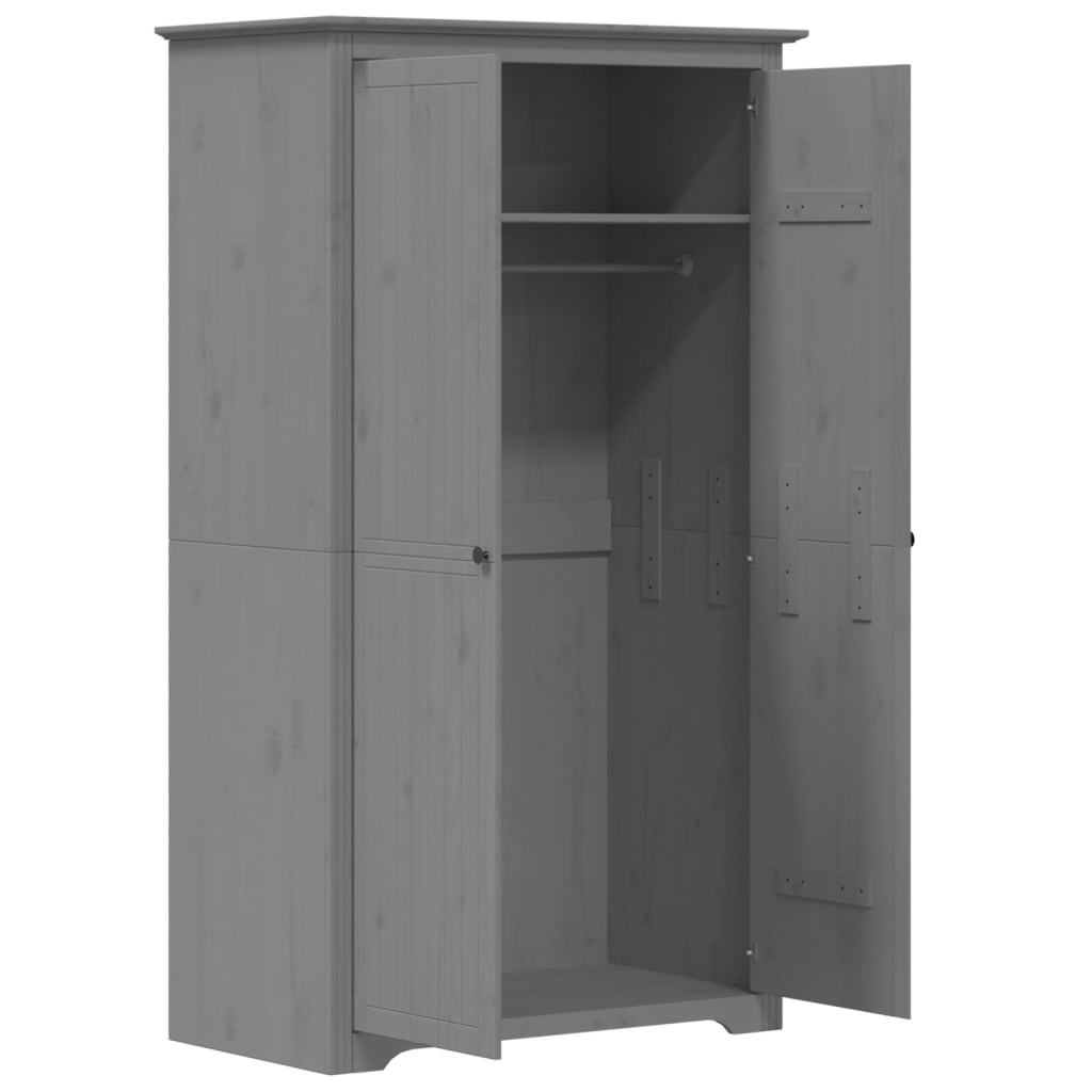 Klädskåp Bodo 99X53,5X173 Cm Massiv Furu
