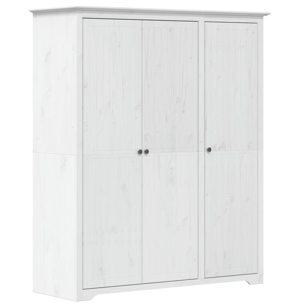 Klädskåp Bodo 146X53,5X173 Cm Massiv Furu