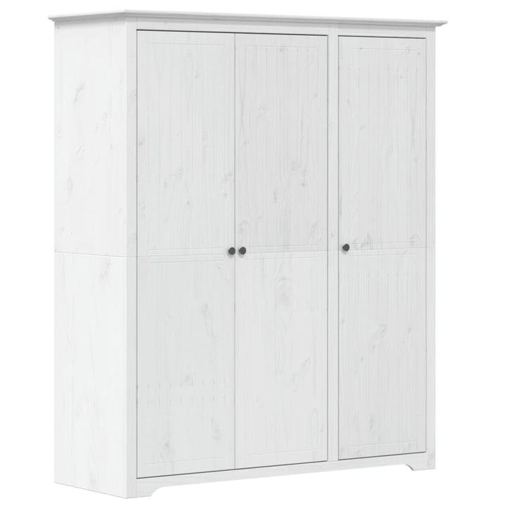 Klädskåp Bodo 146X53,5X173 Cm Massiv Furu