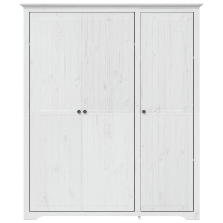 Klädskåp Bodo 146X53,5X173 Cm Massiv Furu