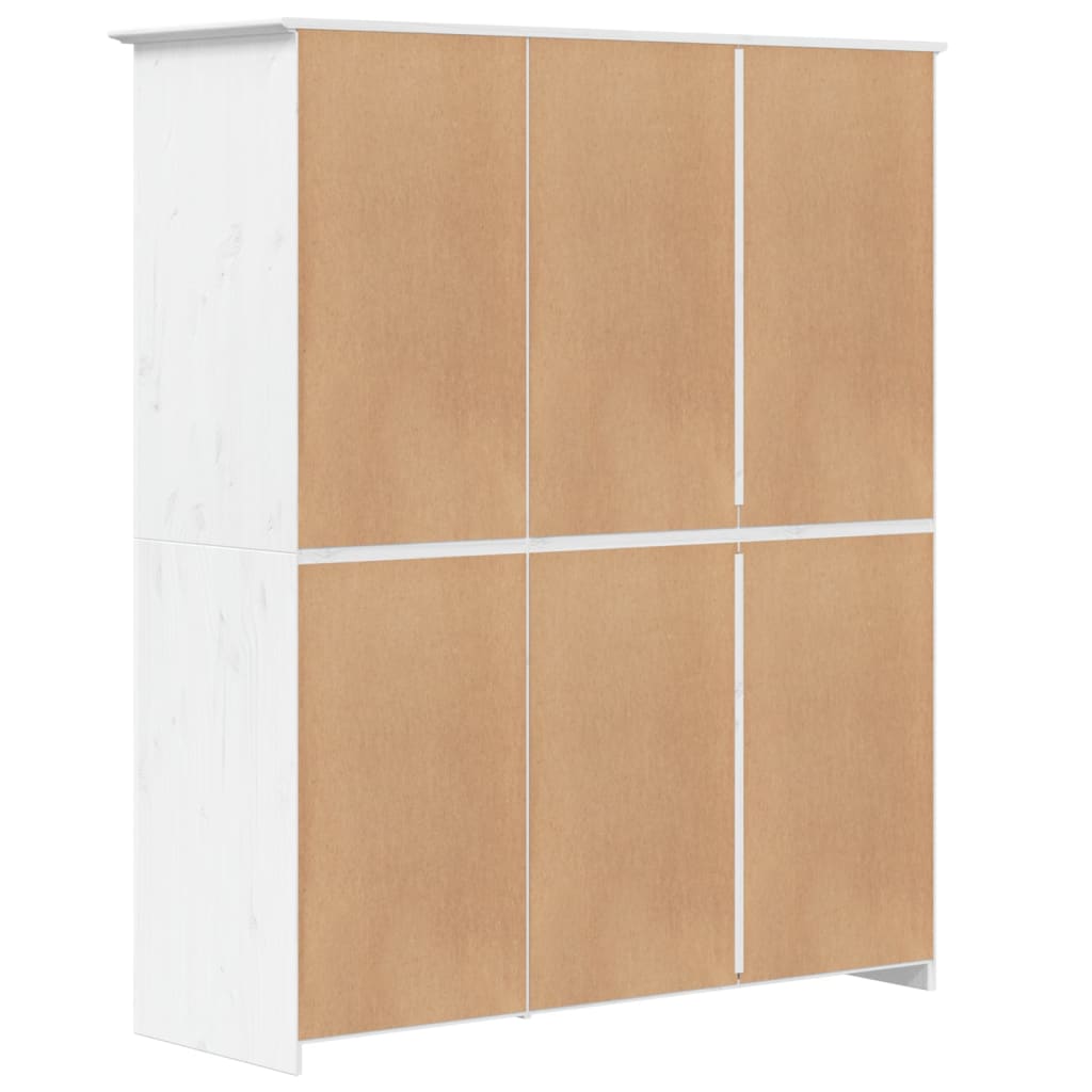 Klädskåp Bodo 146X53,5X173 Cm Massiv Furu