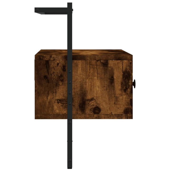 Väggmonterad Tv-Bänk 60,5X30X51 Cm Konstruerat Trä