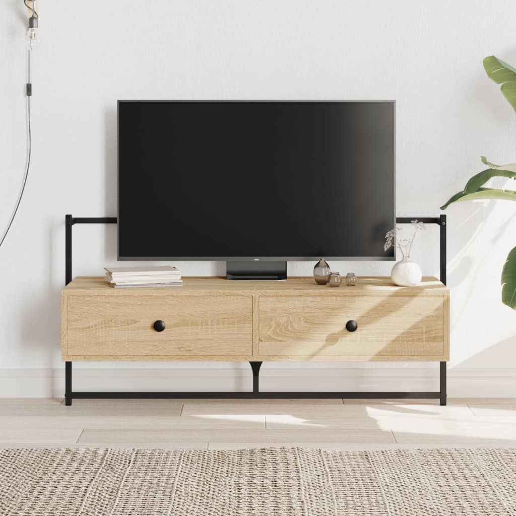 Väggmonterad Tv-Bänk 60,5X30X51 Cm Konstruerat Trä