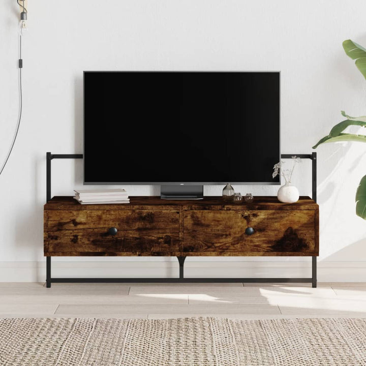 Väggmonterad Tv-Bänk 60,5X30X51 Cm Konstruerat Trä
