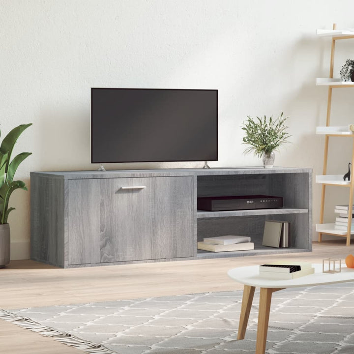 Tv-Bänk Ek 120X34X37 Cm Konstruerat Trä