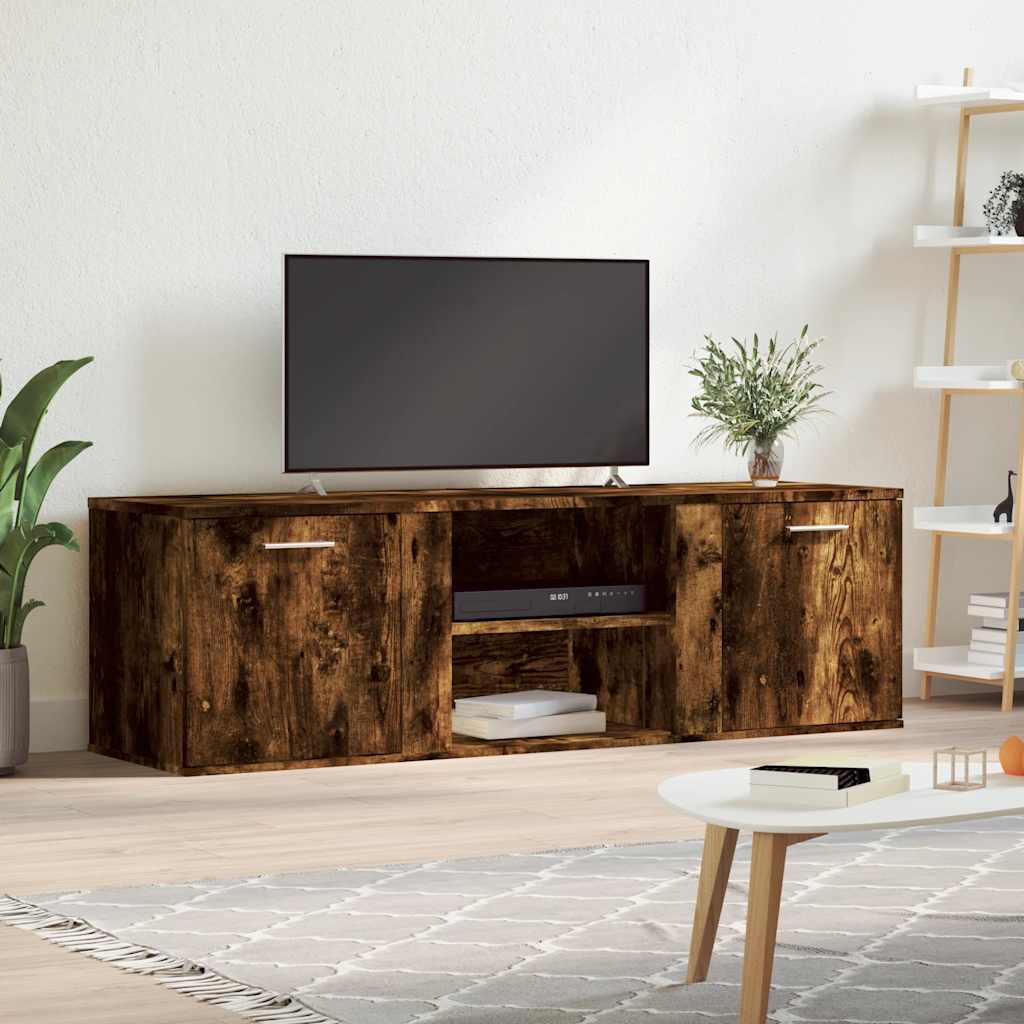Tv-Bänk Ek 120X34X37 Cm Konstruerat Trä