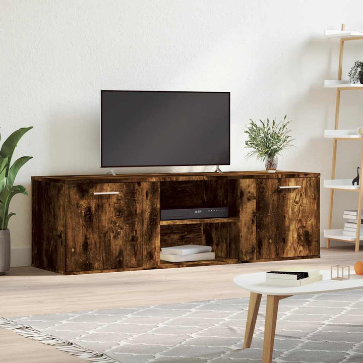 Tv-Bänk Ek 120X34X37 Cm Konstruerat Trä
