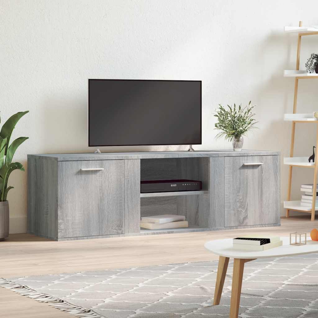 Tv-Bänk Ek 120X34X37 Cm Konstruerat Trä