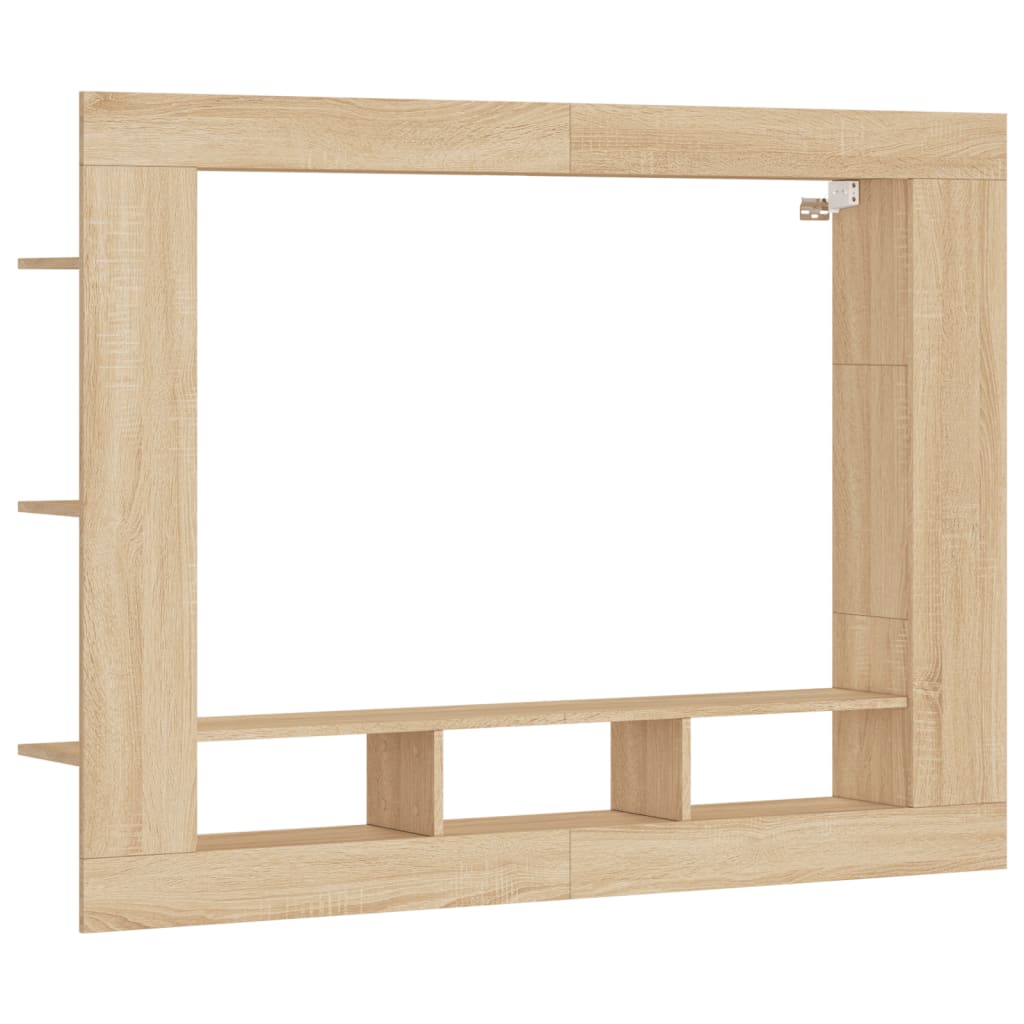 Tv-Hylla Sonoma-Ek 152X22X113 Cm Konstruerat Trä