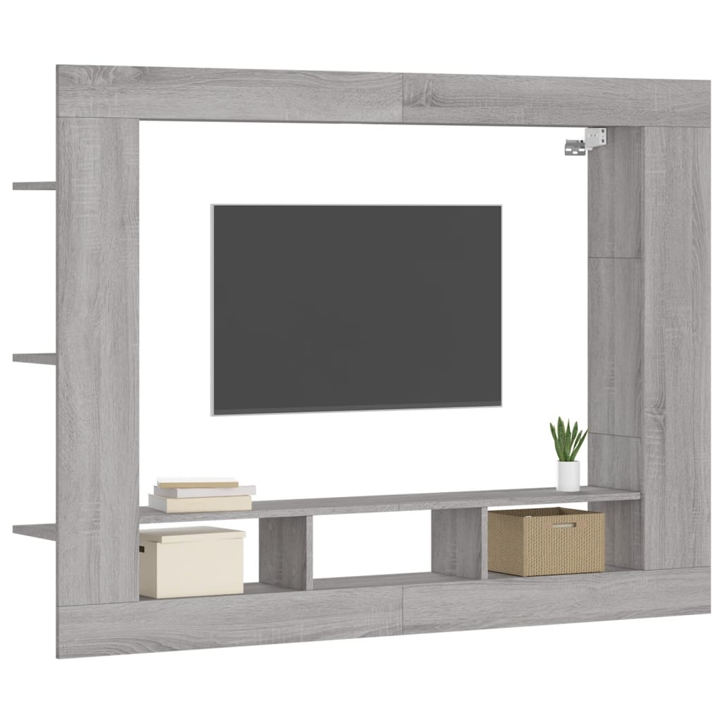 Tv-Hylla Sonoma-Ek 152X22X113 Cm Konstruerat Trä