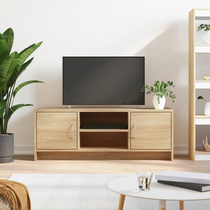 Tv-Bänk Åldrat Trä 102X30X37,5 Cm Konstruerat Trä