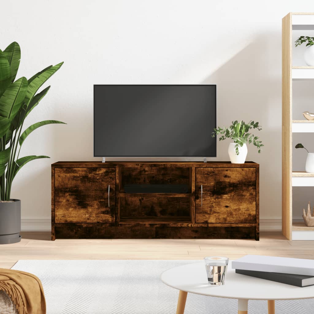 Tv-Bänk Åldrat Trä 102X30X37,5 Cm Konstruerat Trä