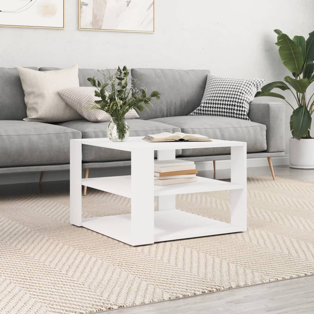 Soffbord 58X58X40 Cm Konstruerat Trä